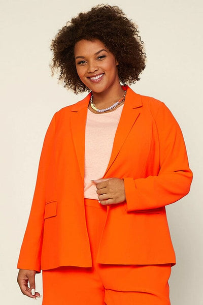 Scarlett Welt Blazer - Orange Skies are Blue 