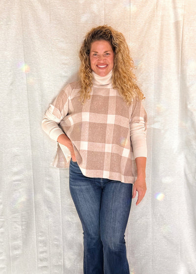 MNRK-BISQUE TURTLE NECK TOP JEMS Boutique Style 