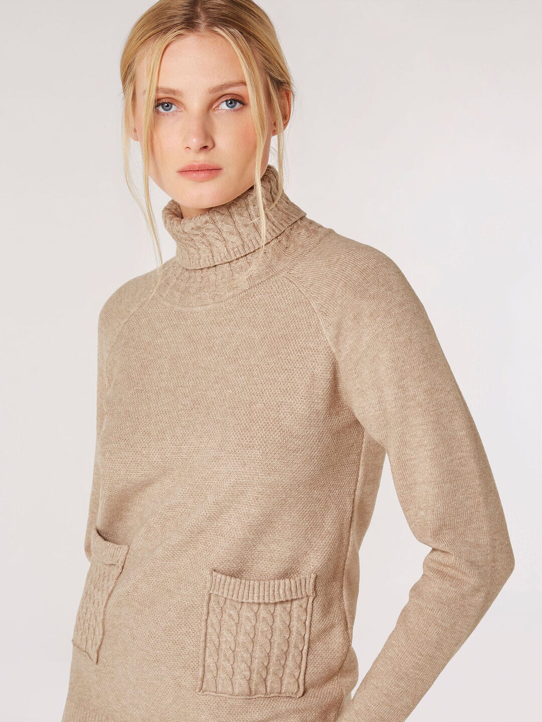 Knit Roll Neck Jumper