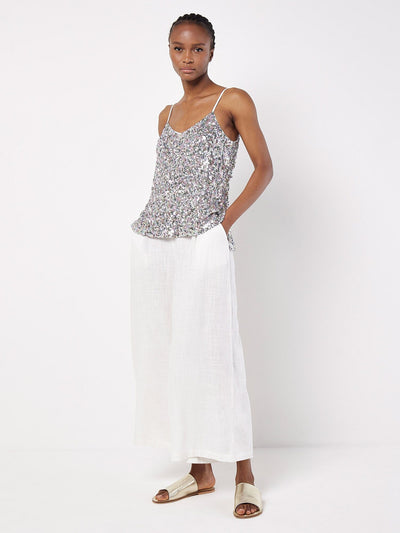Sequin Camisole Top Apricot Collections 