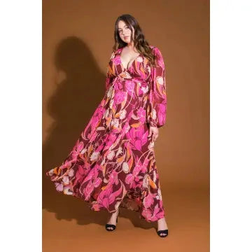 Woven Maxi Dress DRESS Flying Tomato 