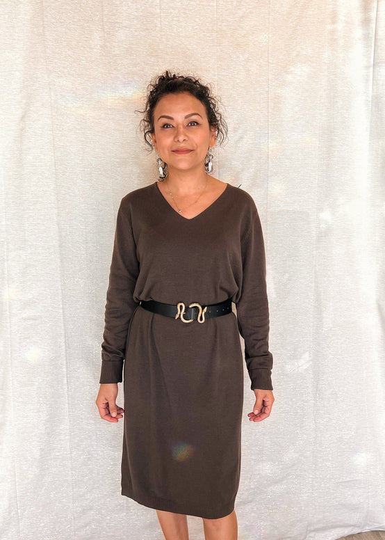 MNRK - Mocha Tunic Dress JEMS Boutique Style 