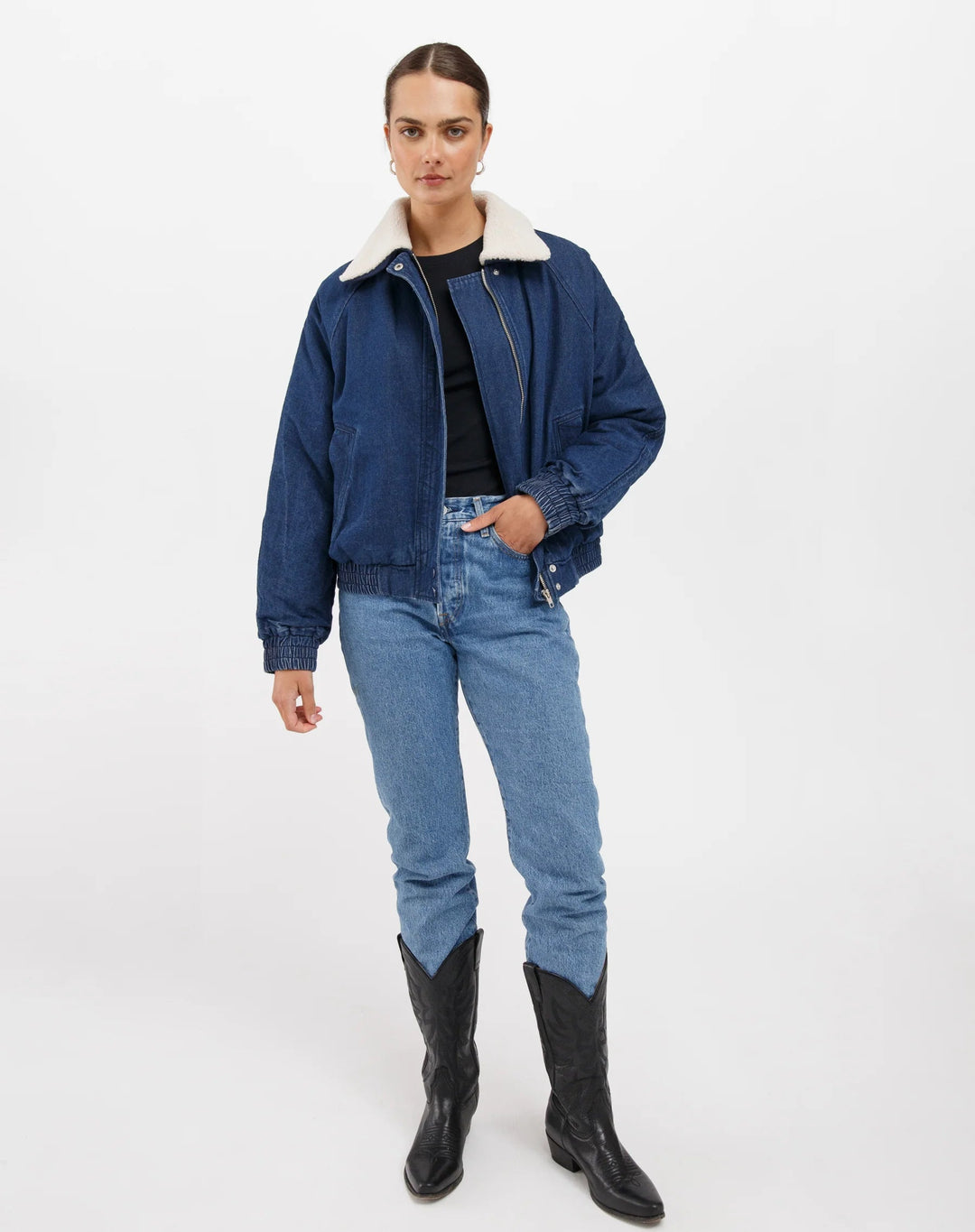 Brunette the Label - Mackenzie Denim Bomber – JEMS Boutique Style