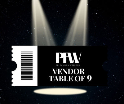 PEIFW25 - VENDOR TABLE of 9 SPECIAL Event Event 