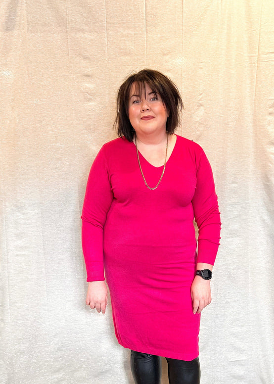 MNRK - Fuchsia Tunic Dress JEMS Boutique Style 