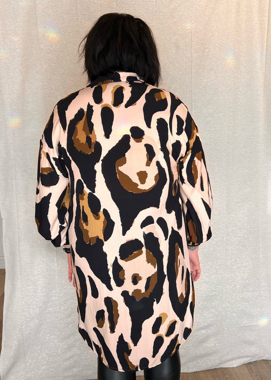 MNRK - Porcelain Safari Print Shirt JEMS Boutique Style 