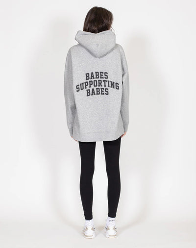 BABES SUPPORTING BABES Hoodie BRUNETTE LABEL 