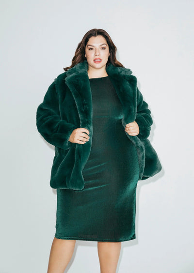 Short Faux Fur Jacket Hilary MacMillan 