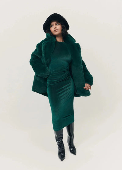 Faux Fur Teddy Coat COAT Hilary MacMillan 