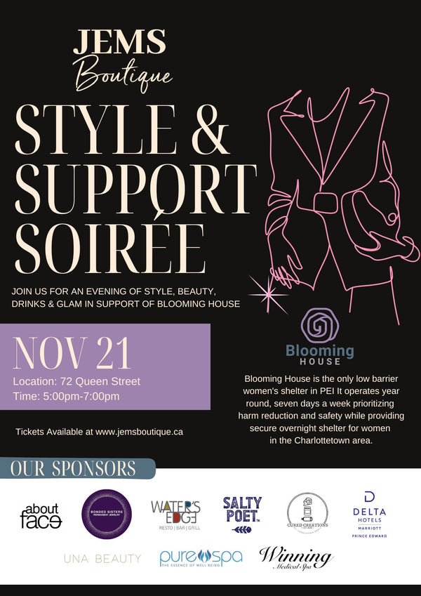 Style and Support Soiree Event JEMS Boutique Style 