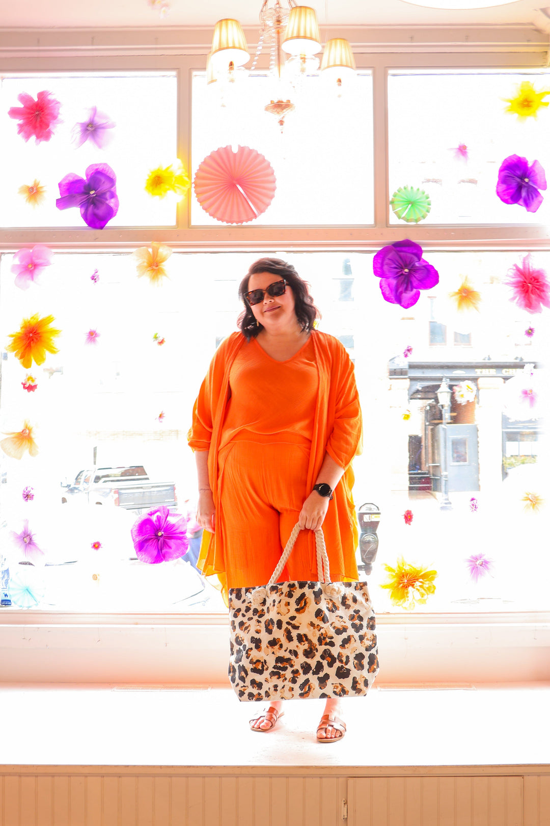 Orange summer cardigan store