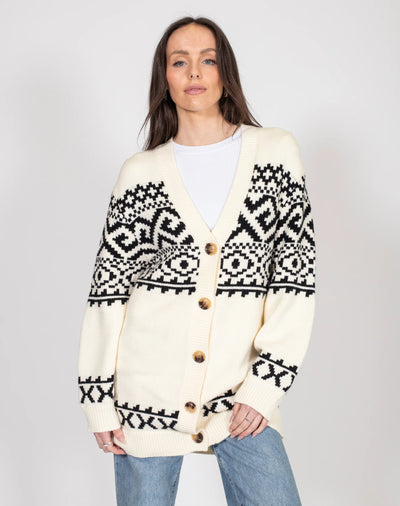 ISLE CARDIGAN Cardigan BRUNETTE THE LABEL 