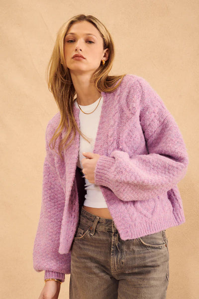 Lilac Cardigan Cardigan John & Jenn 