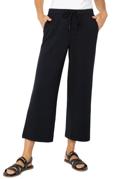 Pull-on Wide Leg Crop Trouser pants Liverpool Canada 