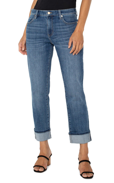 Marley Girlfriend Cuffed Liverpool Denim Liverpool Canada 