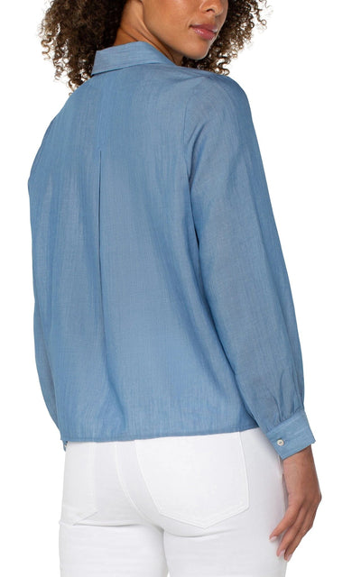 Liverpool - Popover Woven Blouse JEMS Boutique Style 