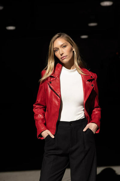 Mauritius Dalina RF Genuine Leather Jacket JEMS Boutique Style 