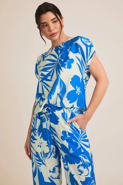 Tropical Print Top Top Gilli Clothing 