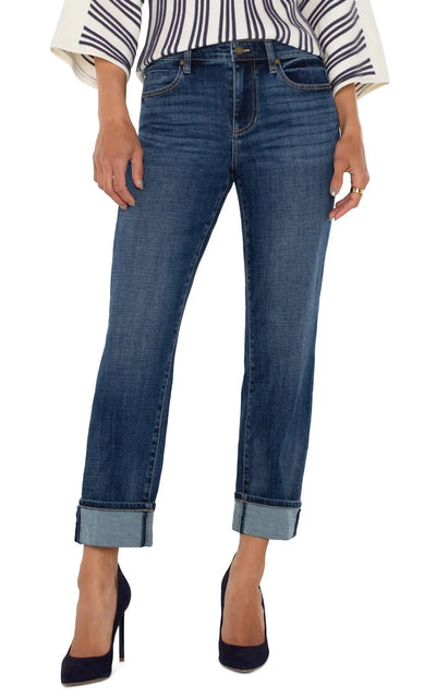 Marley Girlfriend Cuffed Jean JEANS Liverpool Canada 