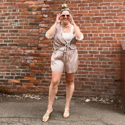 Ribbed Bodysuit With Ruffles - White Gilli Clothing 