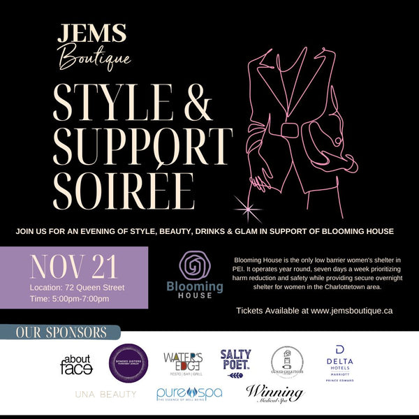 Style and Support Soiree Event JEMS Boutique Style 