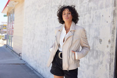 Mauritius Genuine Leather Sofia Jacket JEMS Boutique Style 