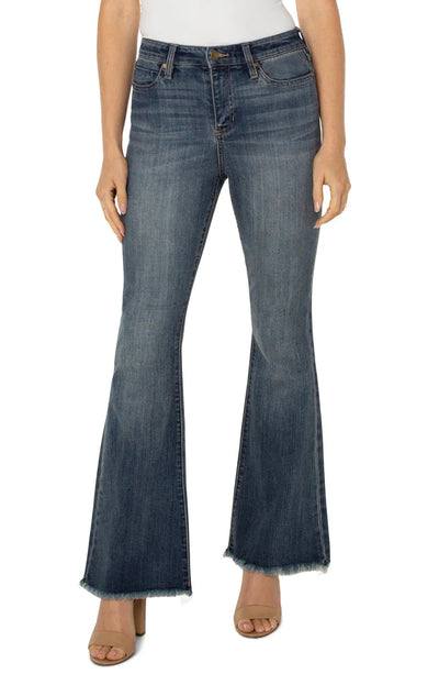 Hannah High Flare Denim Jeans Liverpool Canada 