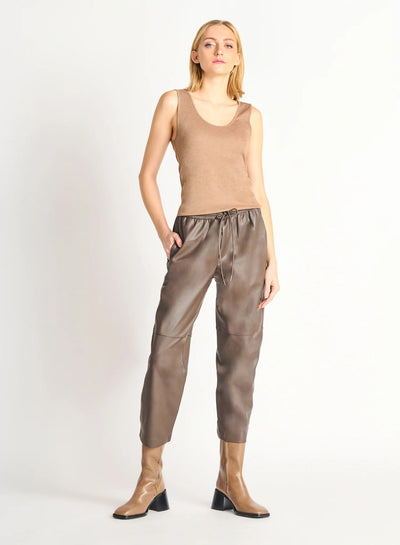 Faux Leather Jogger Dex 