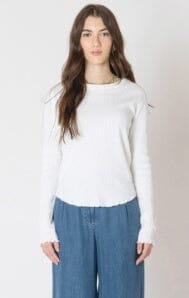 Long Sleeve Lettuce Trim Tee SHIRT DEX 