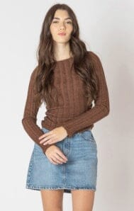 WIDE RIBBED TOP TOP DEX 