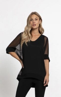 Mesh Tunic - Black Sympli 