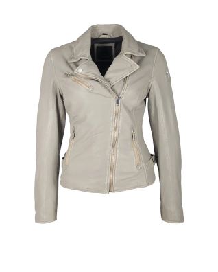Mauritius - Sofia 4 RF Offwhite Leather Jacket JEMS Boutique Style 